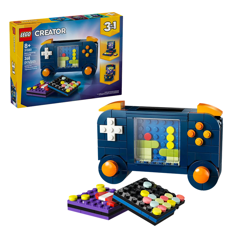 Gaming Console Setup - LEGO Creator 3in1 ตัวต่อ LG-31380 ชุดตัวต่อเกมคอนโซลย้อนยุค