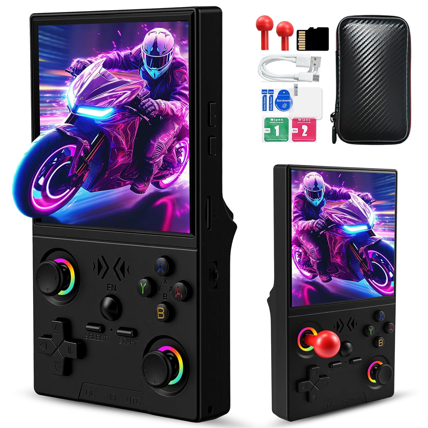 Gaming Console In Chinese - FLLBW XF40V เรโทรคอนโซลเกมพกพาหน้าจอ HD IPS ขนาด