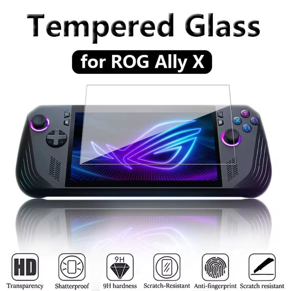 Gaming Console Rog Ally - 3ชิ้นอุปกรณ์เสริมเกมคอนโซลป้องกันหน้าจอ7นิ้ว HD ฟิล์มป้องกันมือถือสำหรับเล่นเกมกันระเบิดสำหรับ ROG Ally x