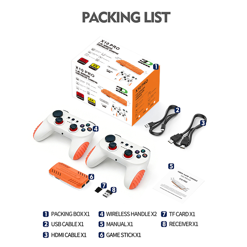 Gaming Console Box - เกมสติ๊กทีวีเกม S905 รุ่นใหม่ ปี 2026 คอนโซลวิดีโอเกมย้อนยุค