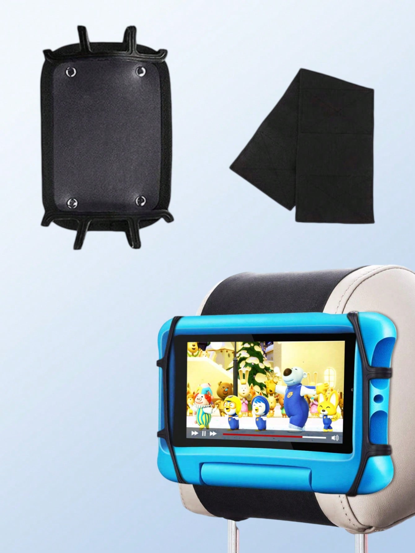 Gaming Console In Car - ที่วางแท็บเล็ตสำหรับพนักพิงศีรษะในรถยนต์ – 360 ° หมุนได้ ใช้ได้กับ