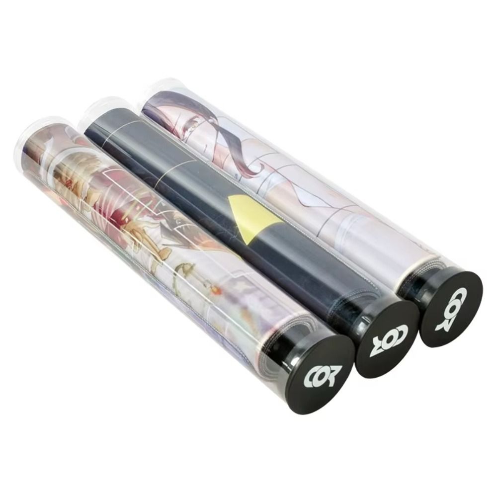 Gaming Card Holder - โปร่งใสเกมPad Canisterป้องกันกรณีผู้ถือบัตรGaming Mat Storge TubeกระบอกTelescopic GameMatป้องกันPlaymat