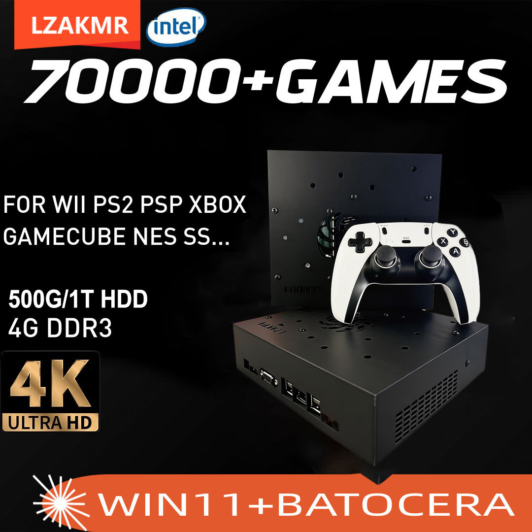 Gaming Console Box - ซุปเปอร์เกมคอนโซล X8 Pro 70000+ เกม I3-3110M