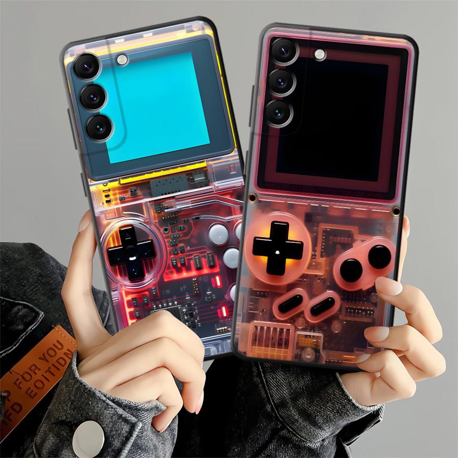 Gaming Console X7 - เคสโทรศัพท์มือถือสีแดงลายเกมมิ่ง สำหรับ Honor 8X X6 X5b