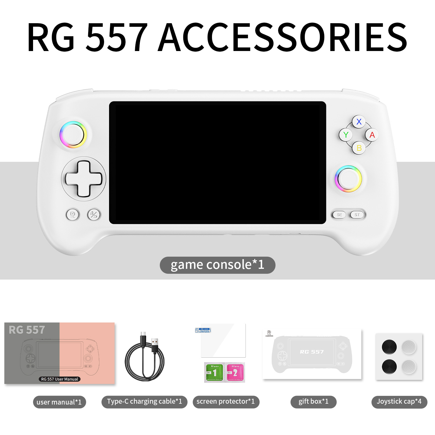 Gaming Console Handheld Android - เครื่องเล่นเกมพกพา WiFi หน้าจอ AMOLED 5.48 นิ้ว