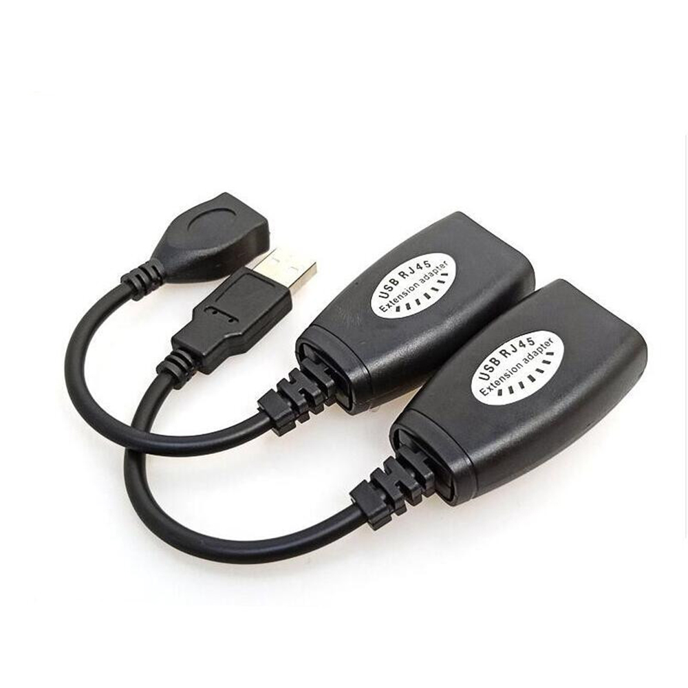 Lan Cable Gaming - 2ชิ้นตัวขยายอะแดปเตอร์ต่อสาย LAN ผ่าน USB เพื่อ RJ45ระยะทางสูงสุด50ม.