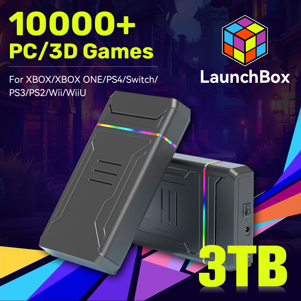 Gaming Console In Chinese - JMachen Launchbox 3TB Gaming HDD คอนโซลวิดีโอเกมสําหรับ