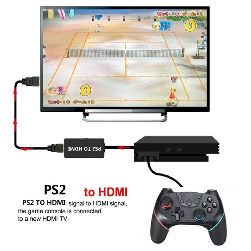 HD N64 PS2 Wii Xbox HDMI เข้าก - Gaming Console Box บทวิจารณ์และราคา