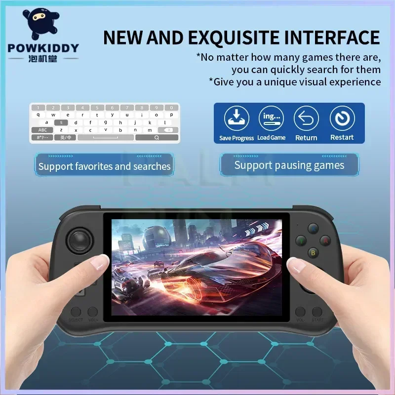 Powkiddy X55หน้าจอ5.5นิ้ว IPS  - Gaming Console X55 บทวิจารณ์และราคา