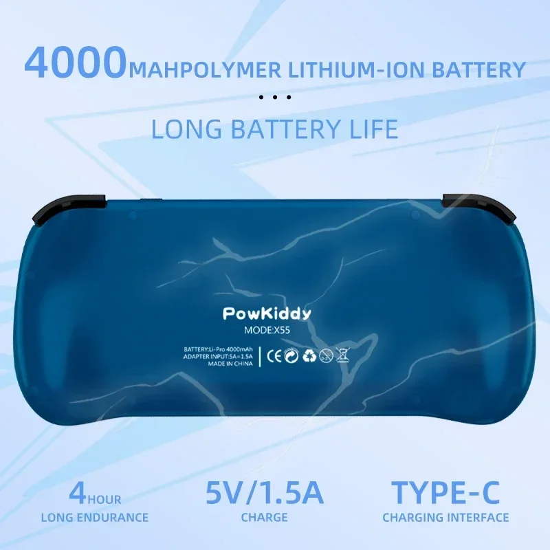 80000 เกม 512G POWKIDDY X55 5. - Gaming Console X55 บทวิจารณ์และราคา