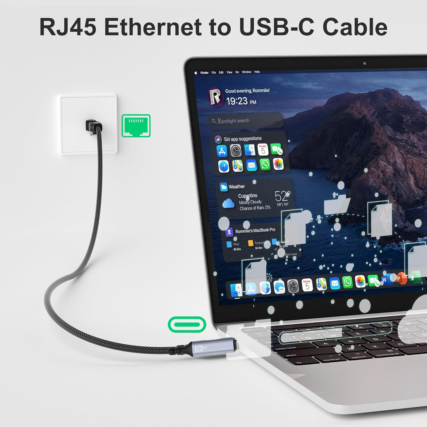 สายอะแดปเตอร์ USB Type-C เป็น  - Lan Cable Gaming บทวิจารณ์และราคา