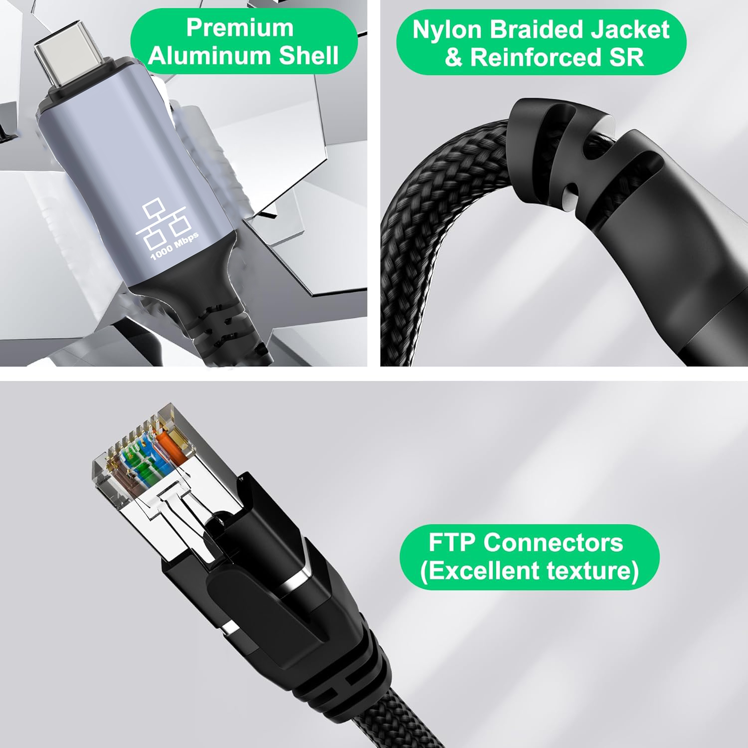 สายอะแดปเตอร์ USB Type-C เป็น  - Lan Cable Gaming บทวิจารณ์และราคา