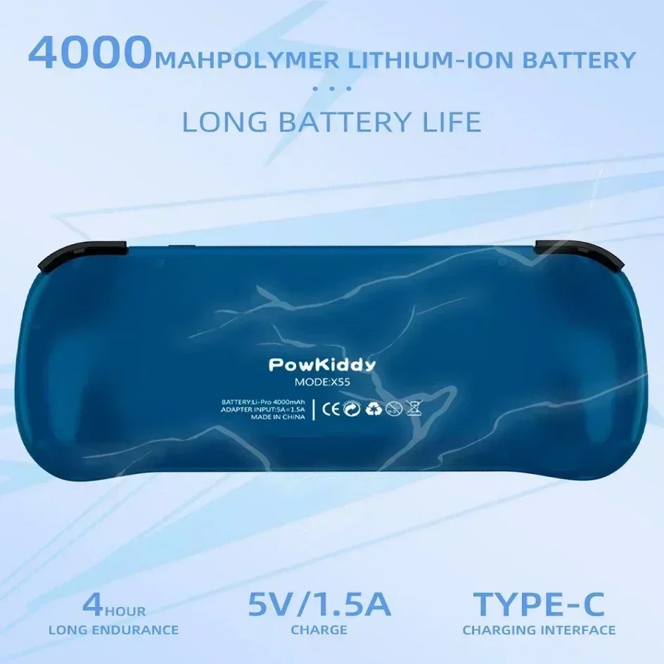 POWKIDDY X55 คอนโซลเกมพกพา เคร - Gaming Console Handheld Android บทวิจารณ์และราคา