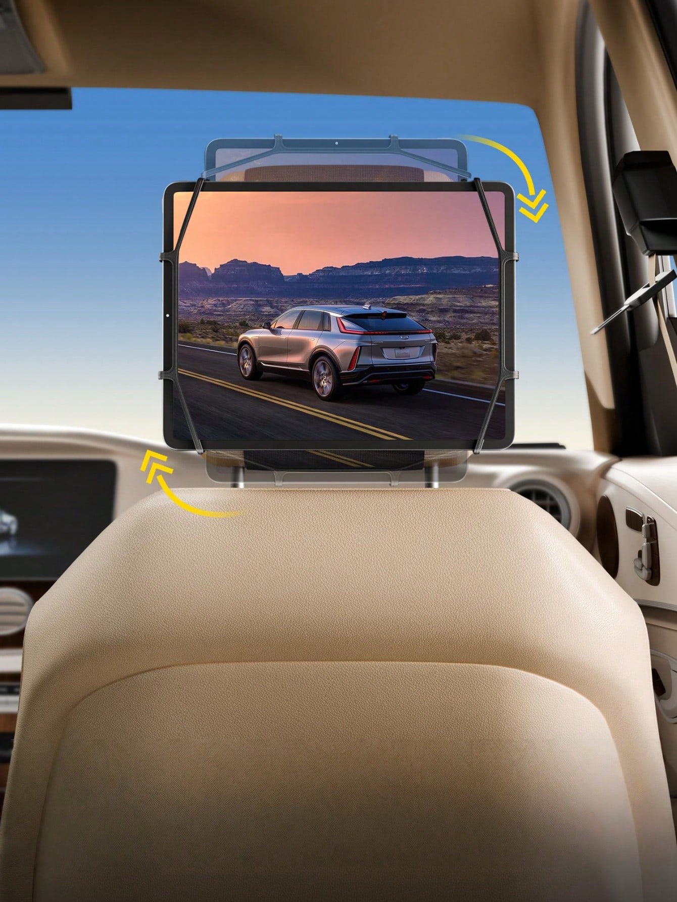 ที่วางแท็บเล็ตสำหรับพนักพิงศีร - Gaming Console In Car บทวิจารณ์และราคา