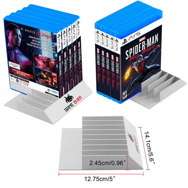 8-in-1 สําหรับ PS5 การ์ดเกมฐาน - Gaming Card Holder บทวิจารณ์และราคา