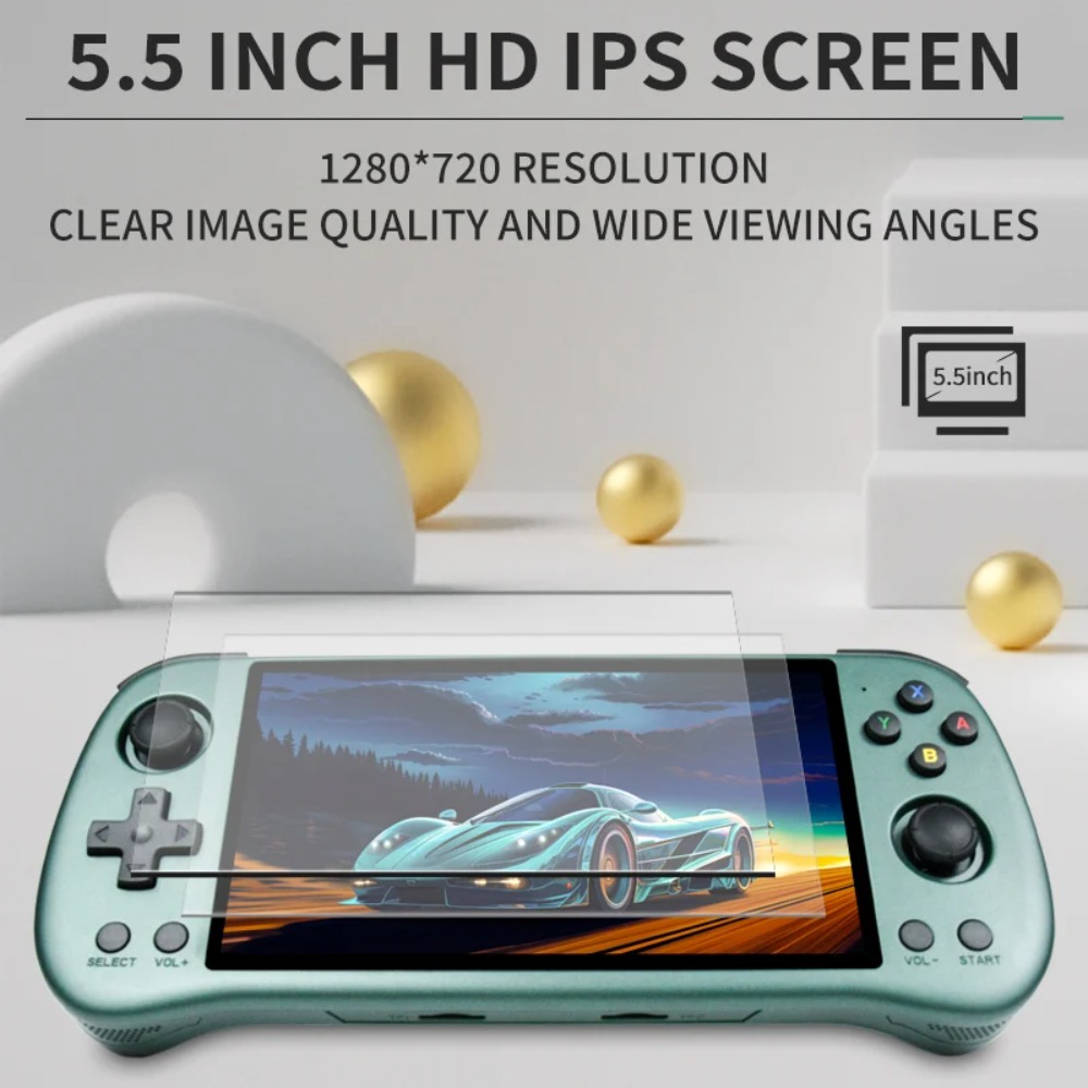 เครื่องเล่นเกมพกพา Powkiddy X5 - Gaming Console X55 บทวิจารณ์และราคา