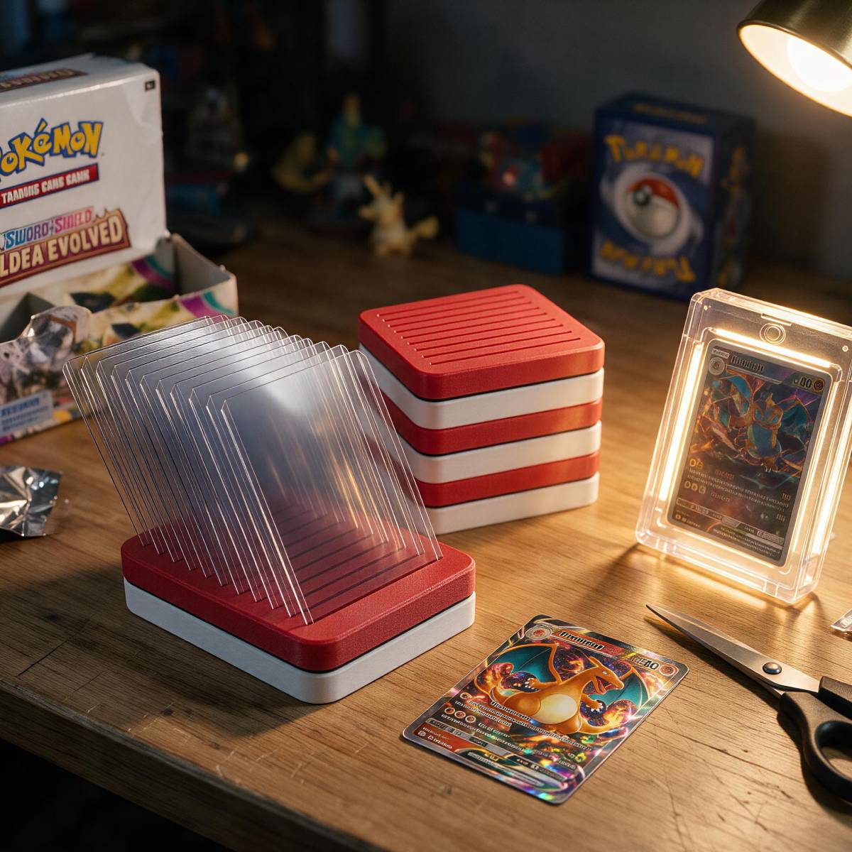 กรอบโชว์การ์ด PLA แบบตั้งโต๊ะ, - Gaming Card Holder บทวิจารณ์และราคา