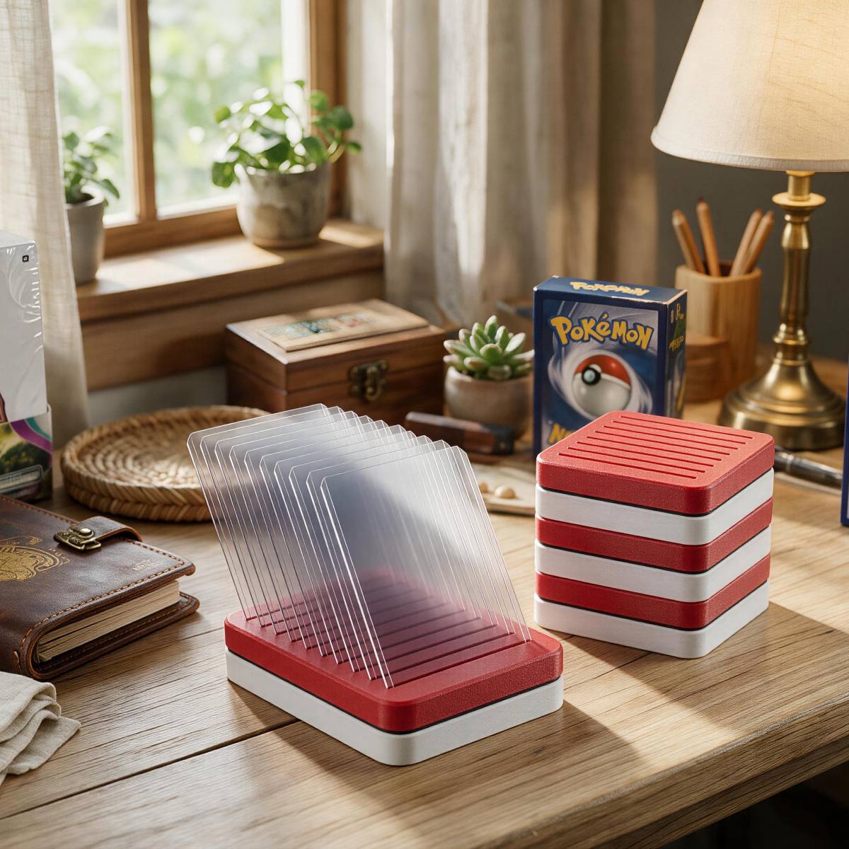 กรอบโชว์การ์ด PLA แบบตั้งโต๊ะ, - Gaming Card Holder บทวิจารณ์และราคา