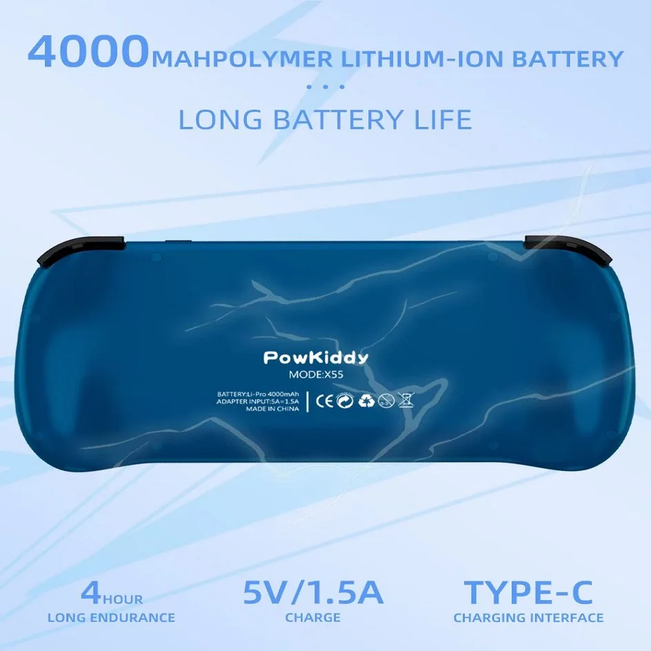 Powkiddy คอนโซลวิดีโอเกมเกมคอน - Gaming Console X55 บทวิจารณ์และราคา