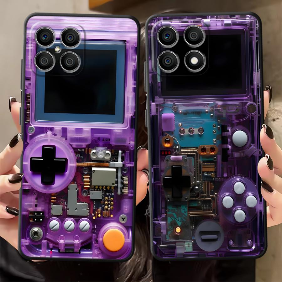 เคสโทรศัพท์มือถือสีม่วงลายเกมม - Gaming Console X7 บทวิจารณ์และราคา