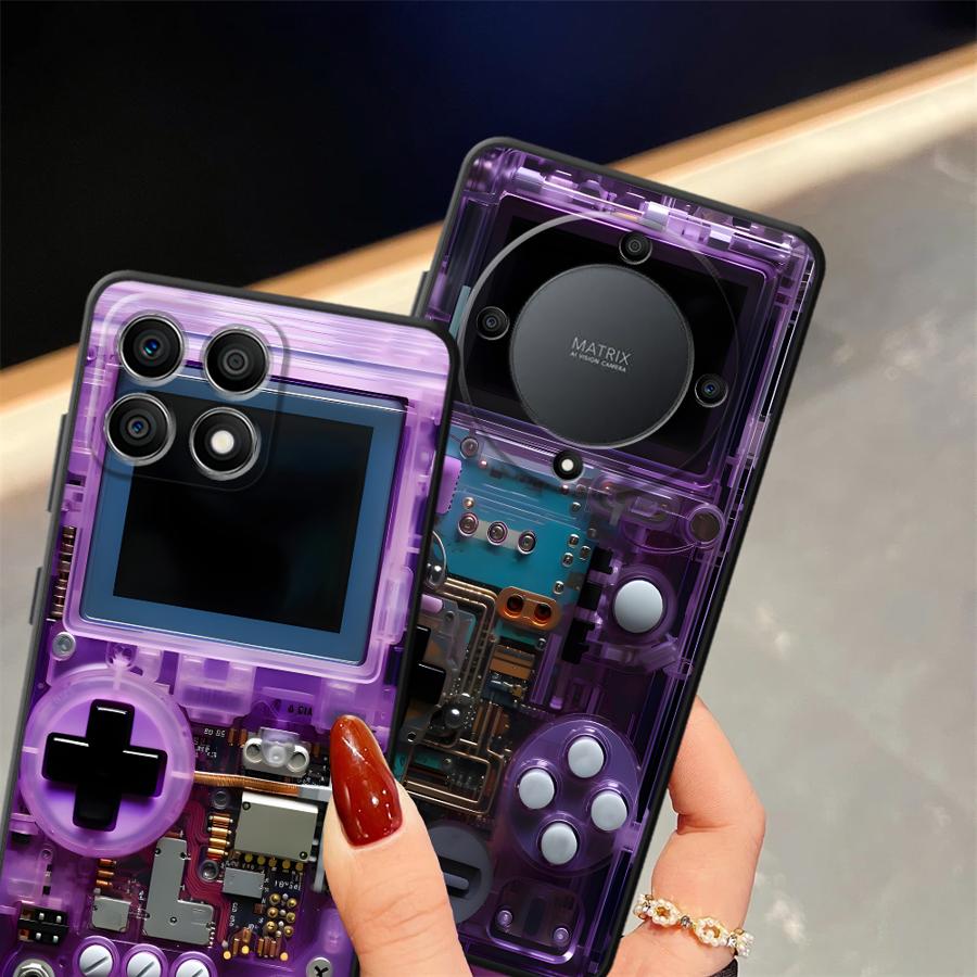 เคสโทรศัพท์มือถือสีม่วงลายเกมม - Gaming Console X7 บทวิจารณ์และราคา