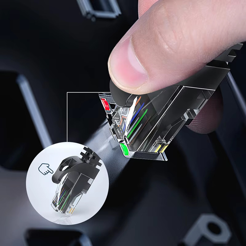 สายเคเบิลอีเธอร์เน็ตแบบแบน Cat - Lan Cable Gaming บทวิจารณ์และราคา