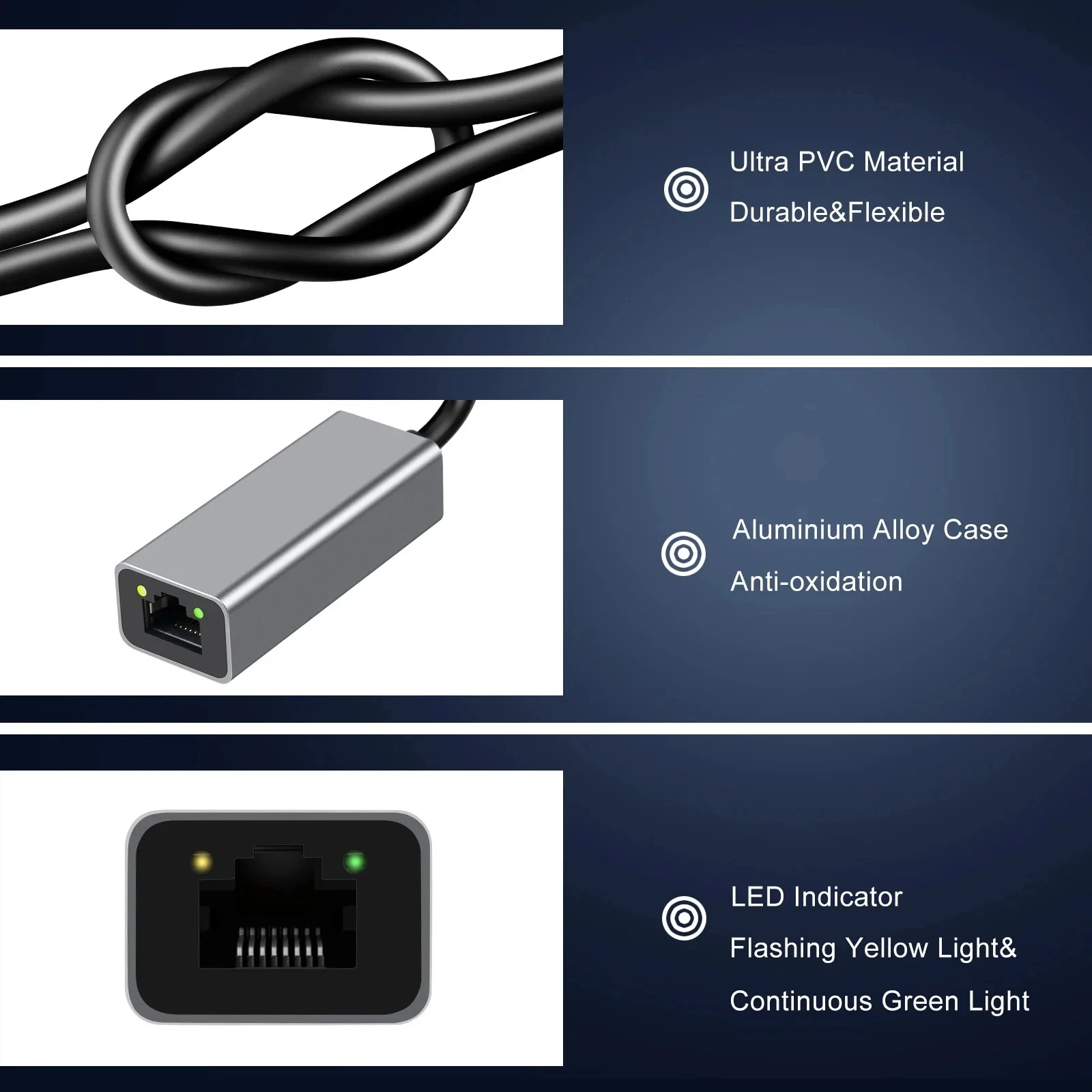 เคบิเดเมอิ 1000Mbps การ์ดเครือ - Lan Cable Gaming บทวิจารณ์และราคา