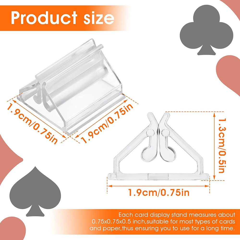 12/24/48 ชิ้น Mini Clear ยืน P - Gaming Card Holder บทวิจารณ์และราคา