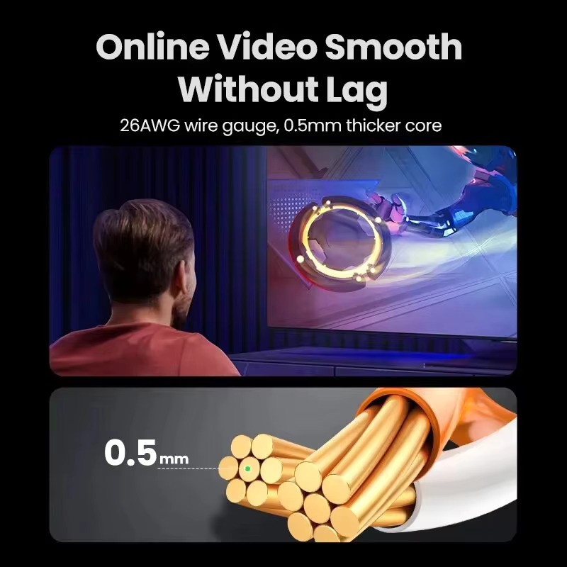 สายอีเธอร์เน็ต Cat 6 สำหรับเคร - Lan Cable Gaming บทวิจารณ์และราคา