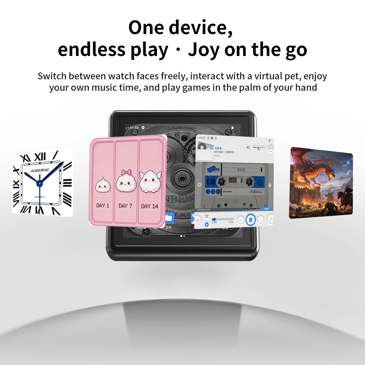 เครื่องเล่นเกมพกพา ANBERNIC RG - Gaming Console Handheld Android บทวิจารณ์และราคา