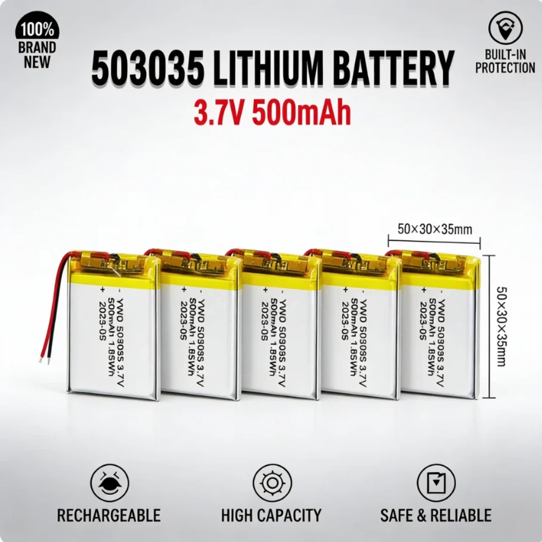 3.7V 500mAh 503035 แบตเตอรี่ลิ - Gaming Console In Car บทวิจารณ์และราคา