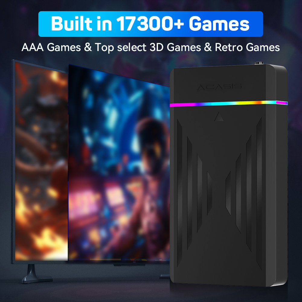 3TB แบบพกพา HDD LaunchBox/Retr - Gaming Console In Chinese บทวิจารณ์และราคา